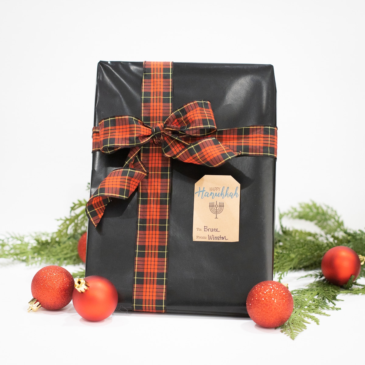 Happy Hanukkah Kraft Gift Tags QTY 100 Happy Hanukkah Kraft Gift Tags QTY 100