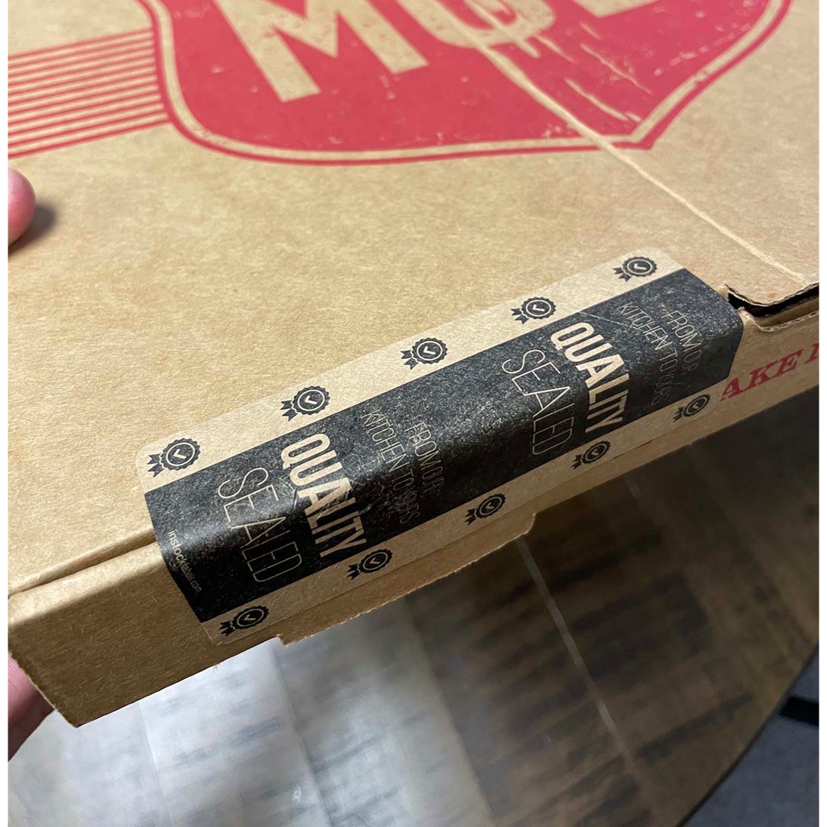 Quality Sealed Tamper Kraft Labels QTY 500