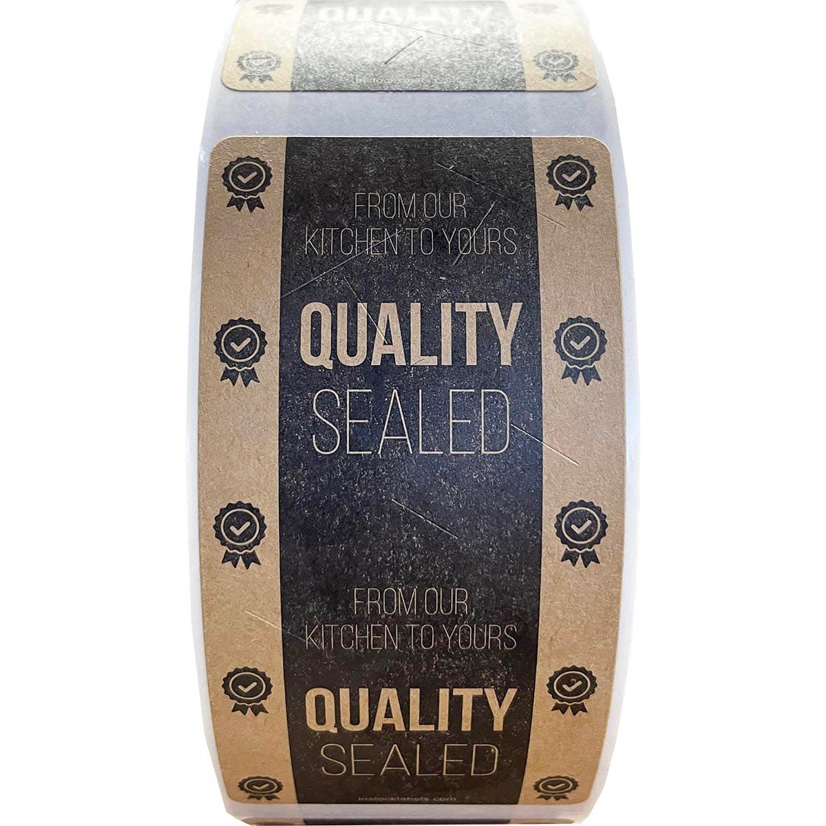 Quality Sealed Tamper Kraft Labels QTY 500