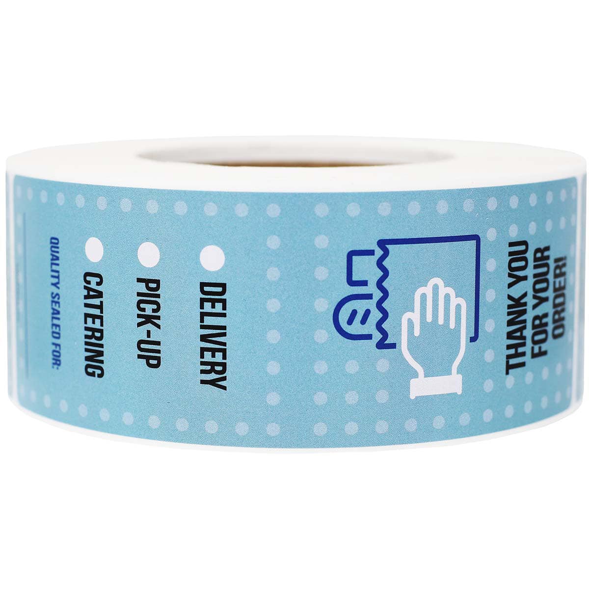 Food Delivery Package Seals for Catering, Delivery and Pickup QTY 500 Food Delivery Package Seals for Catering, Delivery and Pickup QTY 500