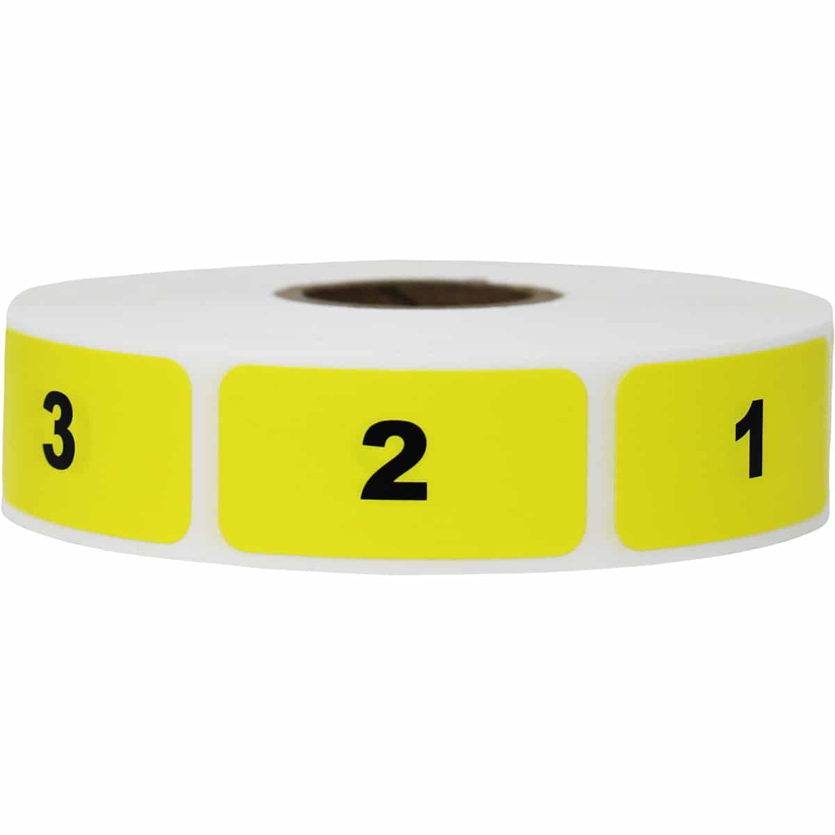 1-1000 Consecutive Number Labels | 0.75 x 1.5" Yellow and Black 1-1000 Consecutive Number Labels | 0.75 x 1.5" Yellow and Black