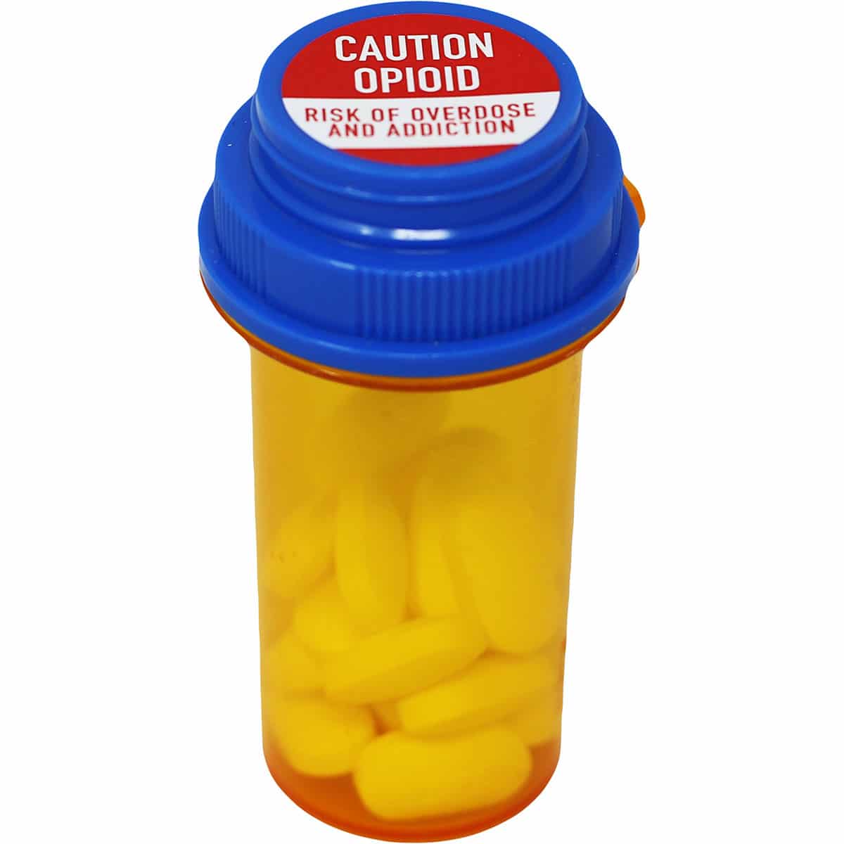 Caution Opioid Warning Labels Pharmacy Healthcare Labels QTY 500
