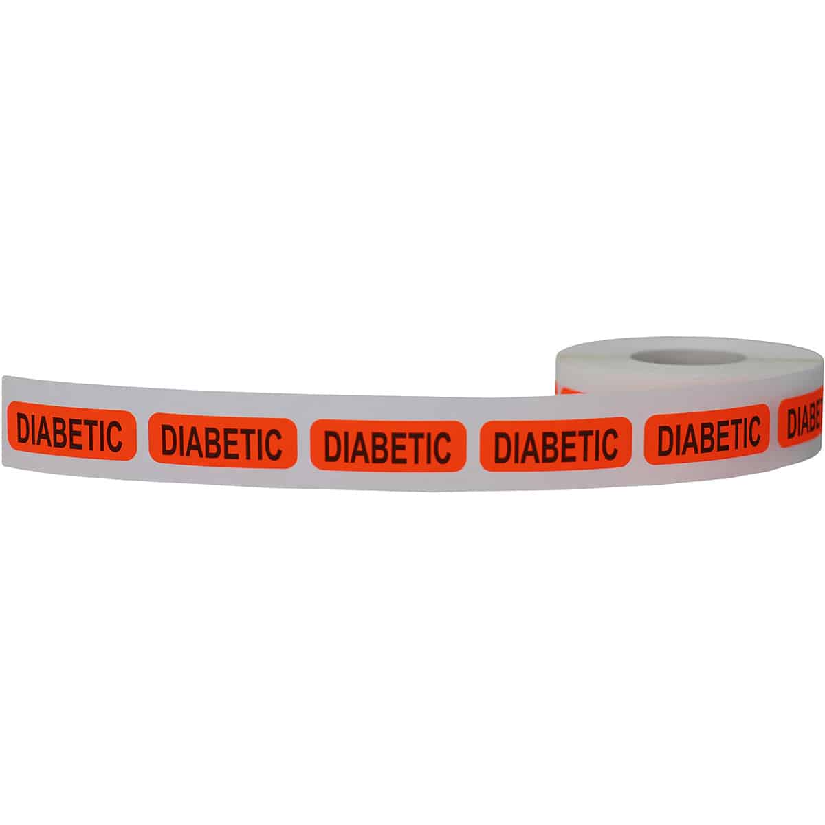 Diabetic Health Warning Labels 0.5 x 1.5" QTY 500 Diabetic Health Warning Labels 0.5 x 1.5" QTY 500