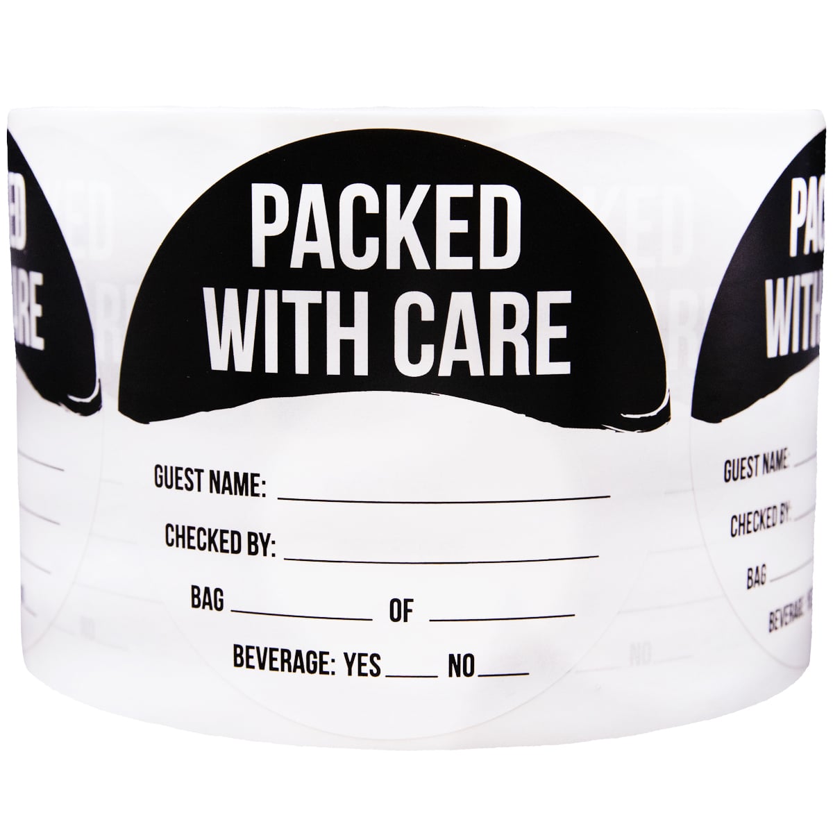 Packed with Care Food Delivery Labels QTY 500 Packed with Care Food Delivery Labels QTY 500