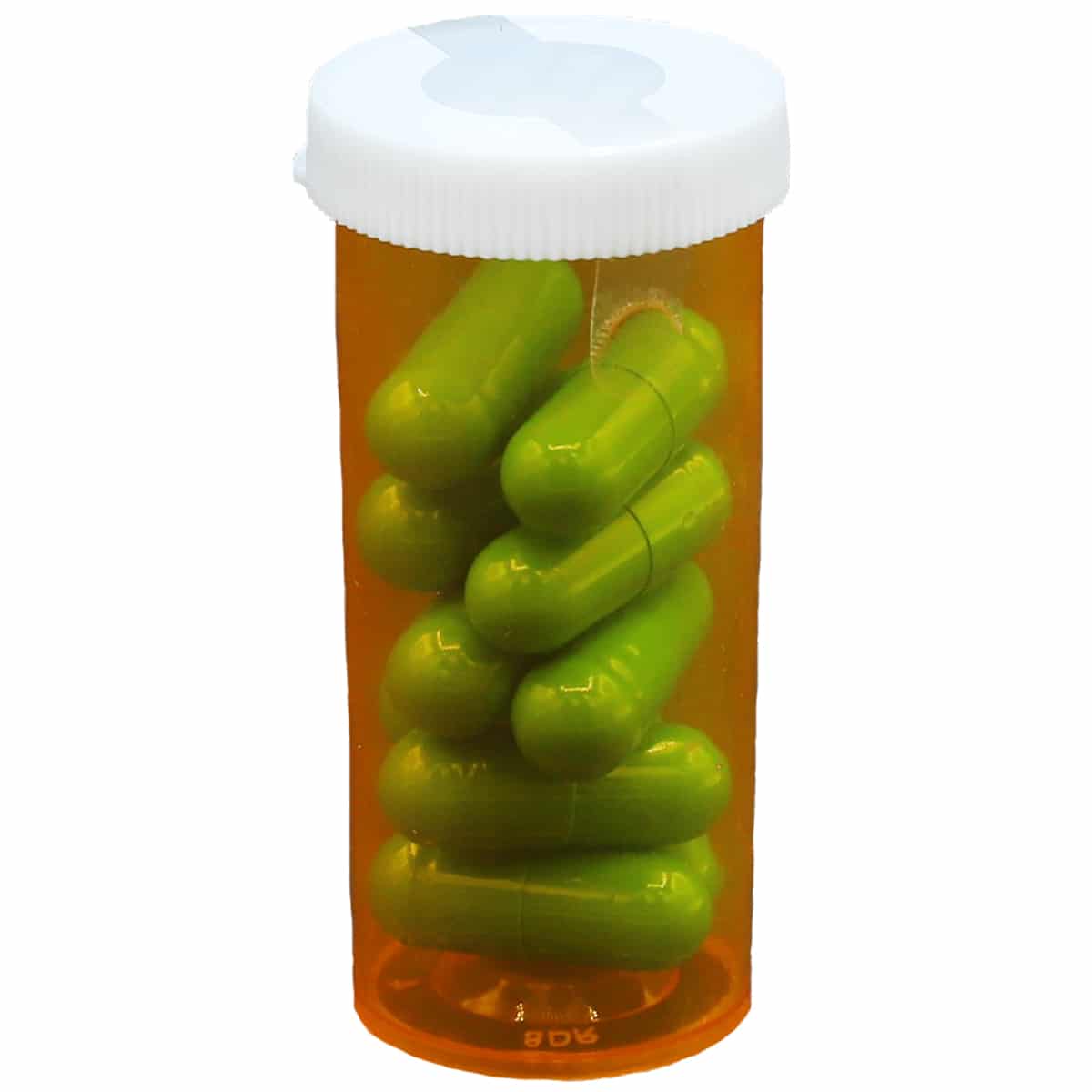 Clear Vial Tube Labels 0.6 circle (0.25 band) x 2.5" Vial Tube QTY 500