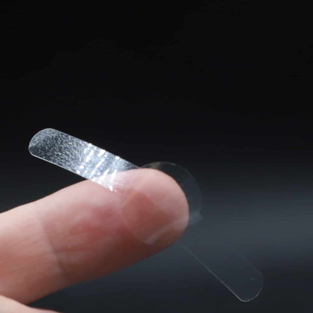 Clear Vial Tube Labels 0.6 circle (0.25 band) x 2.5" Vial Tube QTY 500