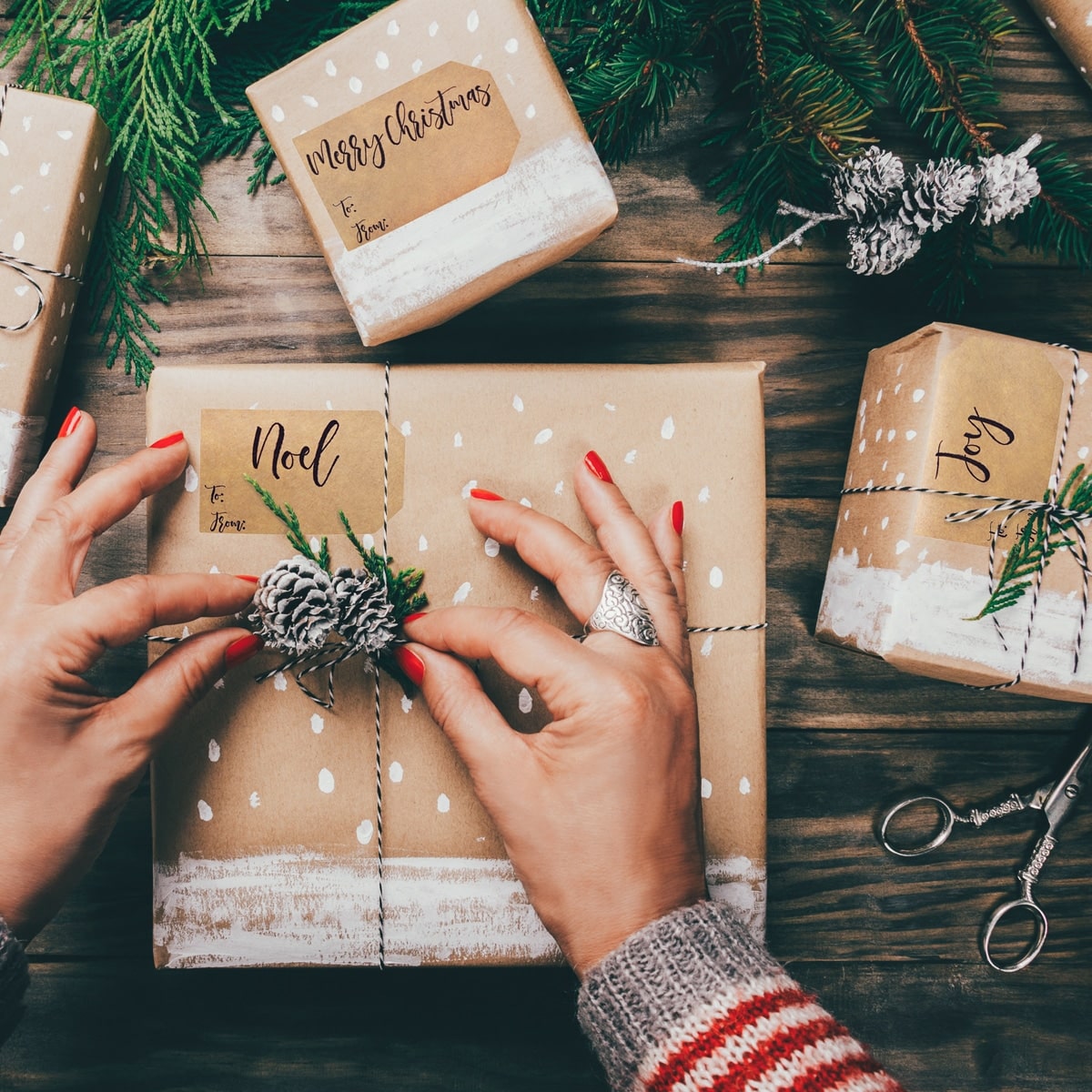 Kraft Gift Tags Joy Noel Merry Christmas Tags Qty 25 Kraft Gift Tags Joy Noel Merry Christmas Tags Qty 25