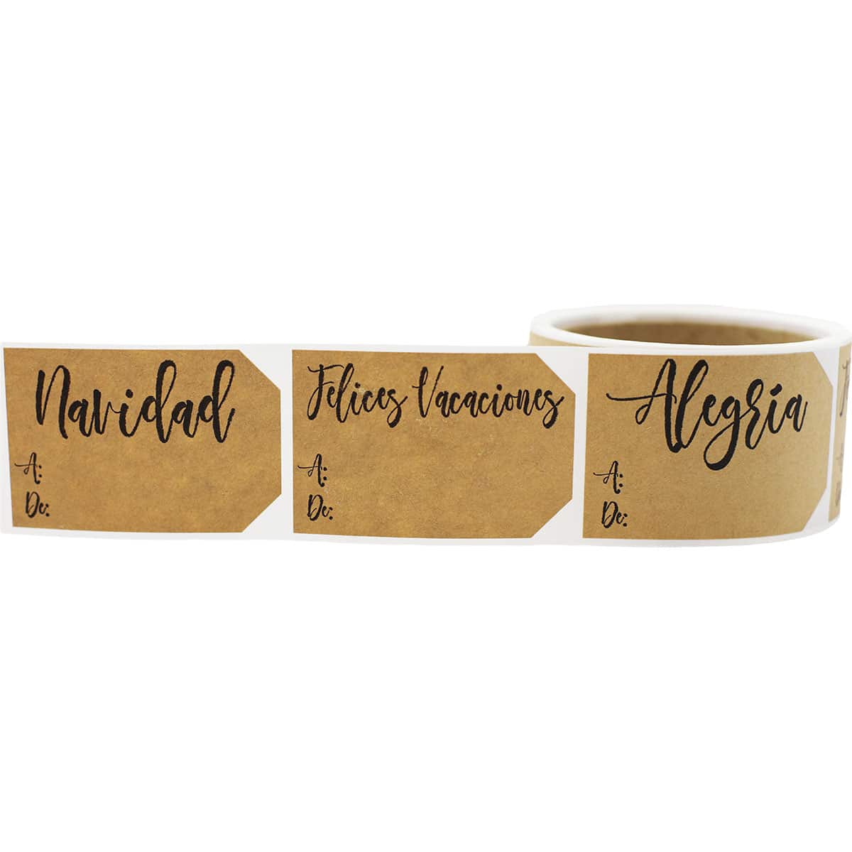 Kraft Spanish Charming Gift Tags QTY 100 Kraft Spanish Charming Gift Tags QTY 100