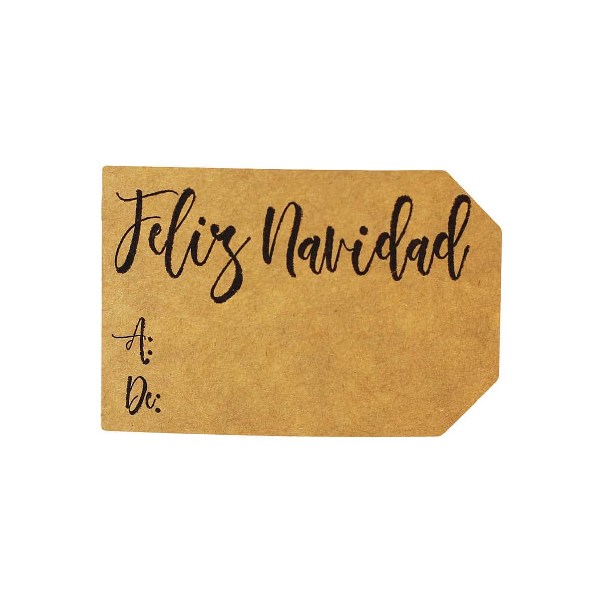 Kraft Spanish Charming Gift Tags QTY 100 Kraft Spanish Charming Gift Tags QTY 100