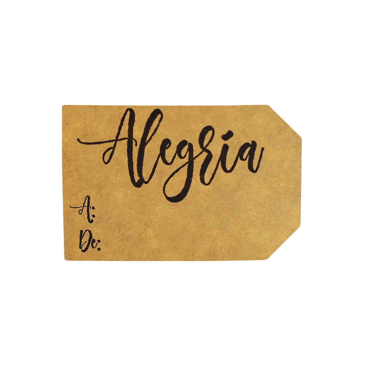 Kraft Spanish Charming Gift Tags QTY 100 Kraft Spanish Charming Gift Tags QTY 100