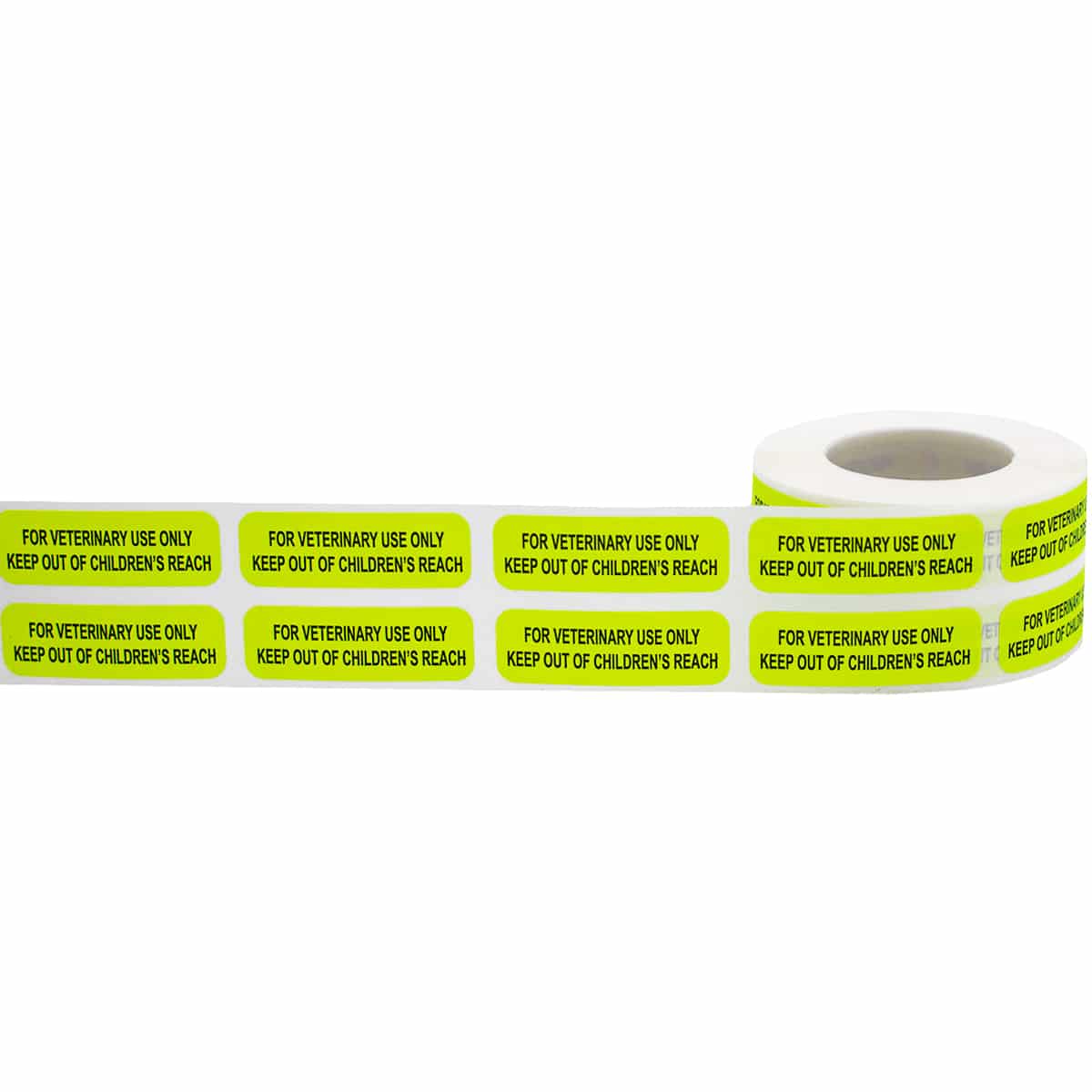 Vet Stickers Children Warning QTY 500