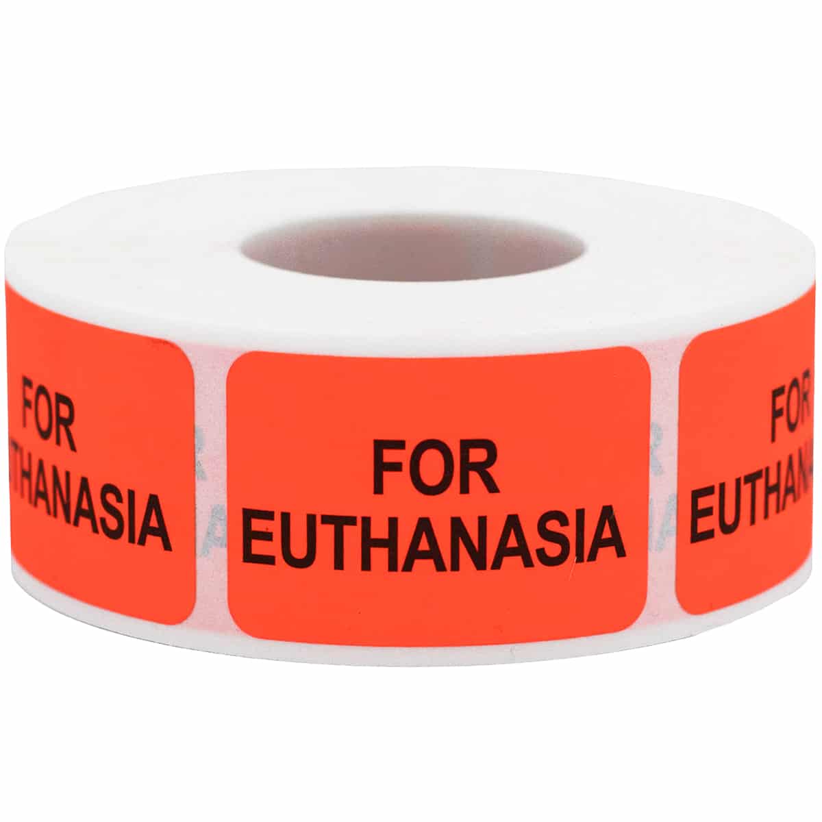 For Euthanasia Veterinarian Labels | 1" x 1.5" QTY 500 For Euthanasia Veterinarian Labels | 1" x 1.5" QTY 500