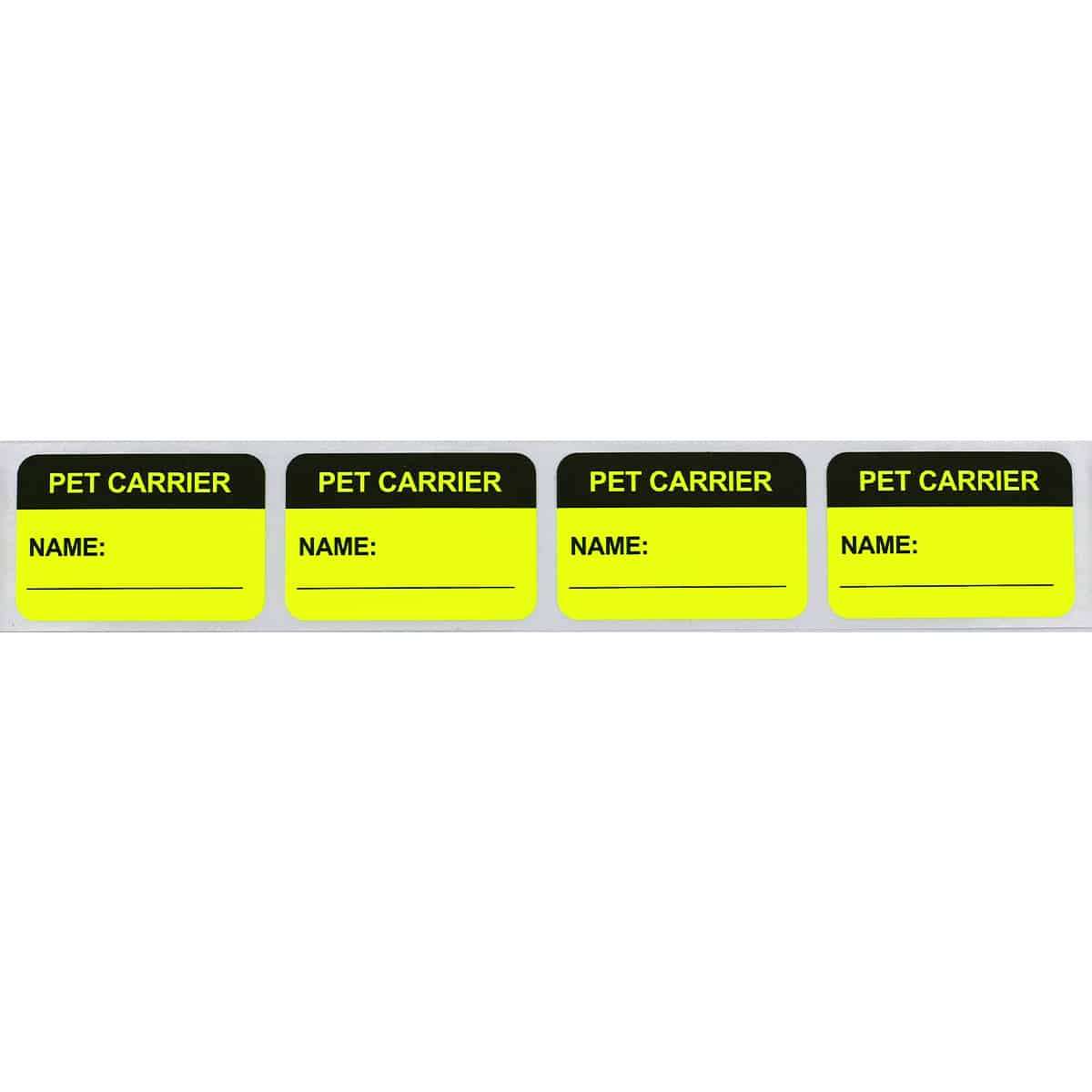 Pet Carrier Writable Labels | 1" x 1.5" QTY 500 Pet Carrier Writable Labels | 1" x 1.5" QTY 500