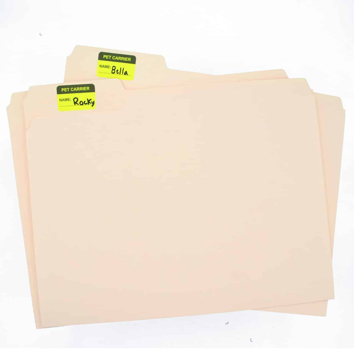 Pet Carrier Writable Labels | 1" x 1.5" QTY 500 Pet Carrier Writable Labels | 1" x 1.5" QTY 500