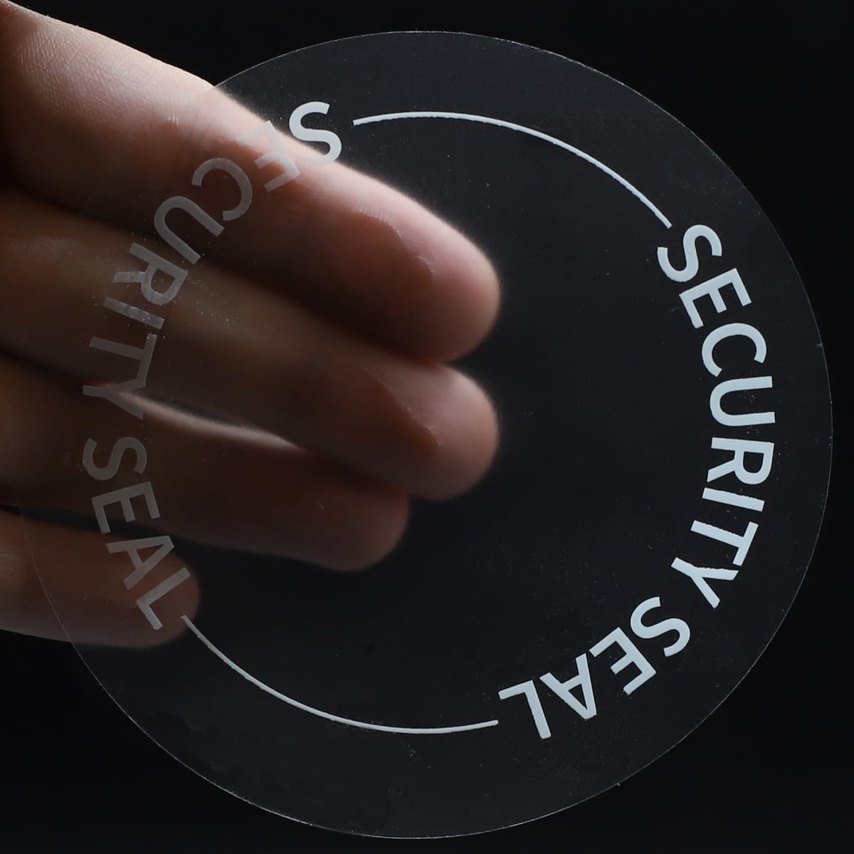 Clear Security Seal Labels 4" Round QTY 500 Clear Security Seal Labels 4" Round QTY 500