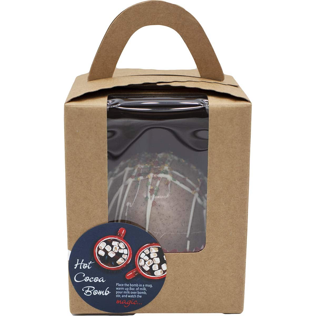 Hot Cocoa Bomb Labels Instructions Blue Design QTY 50 Hot Cocoa Bomb Labels Instructions Blue Design QTY 50