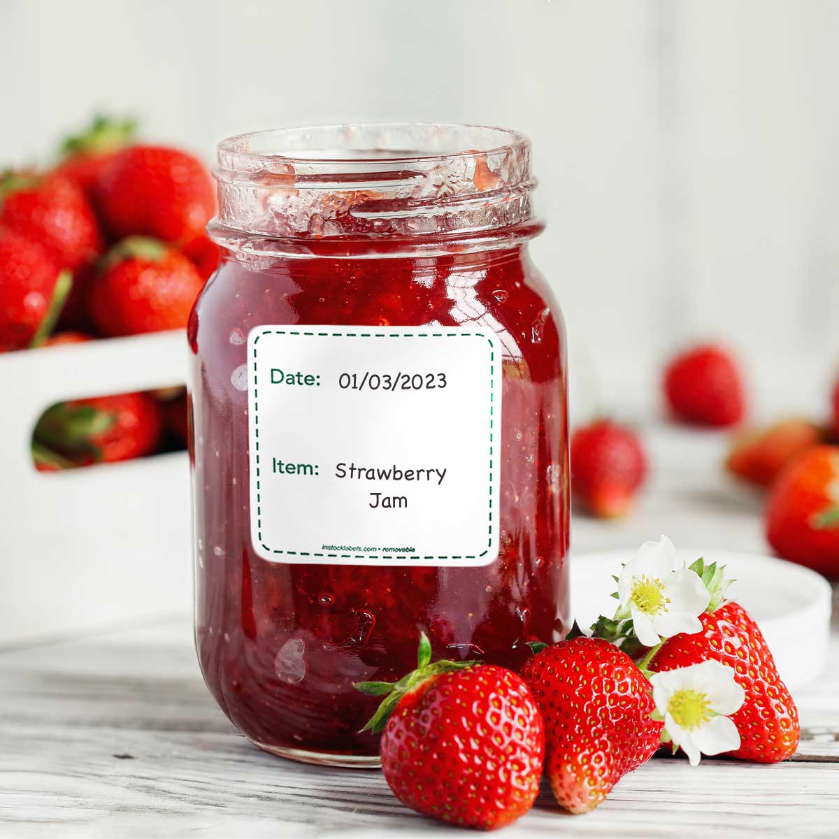 Dissolvable Home Canning Labels | 2" x 2" QTY 500