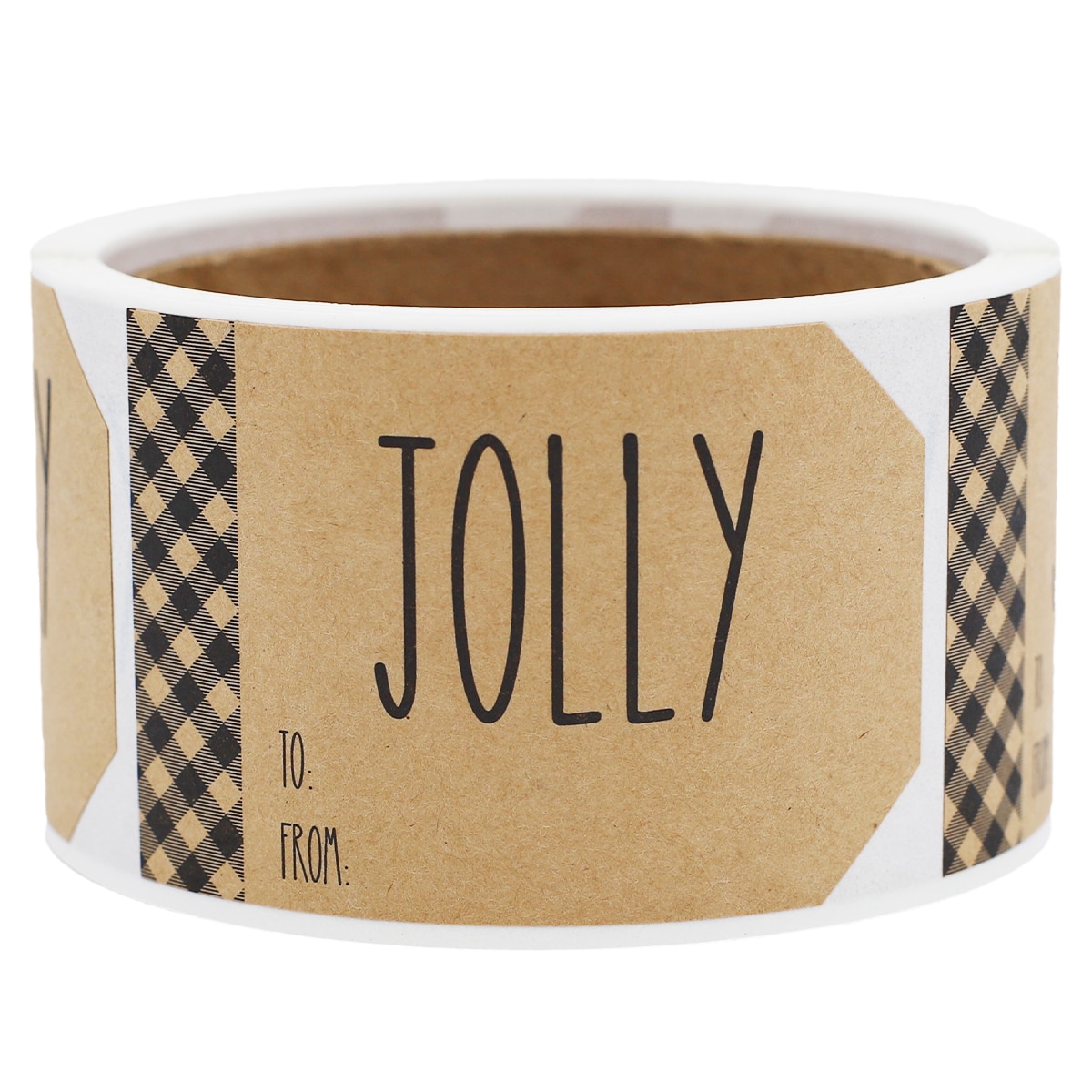 Rustic Farmhouse Style Christmas Gift Tag Stickers QTY 100 Rustic Farmhouse Style Christmas Gift Tag Stickers QTY 100