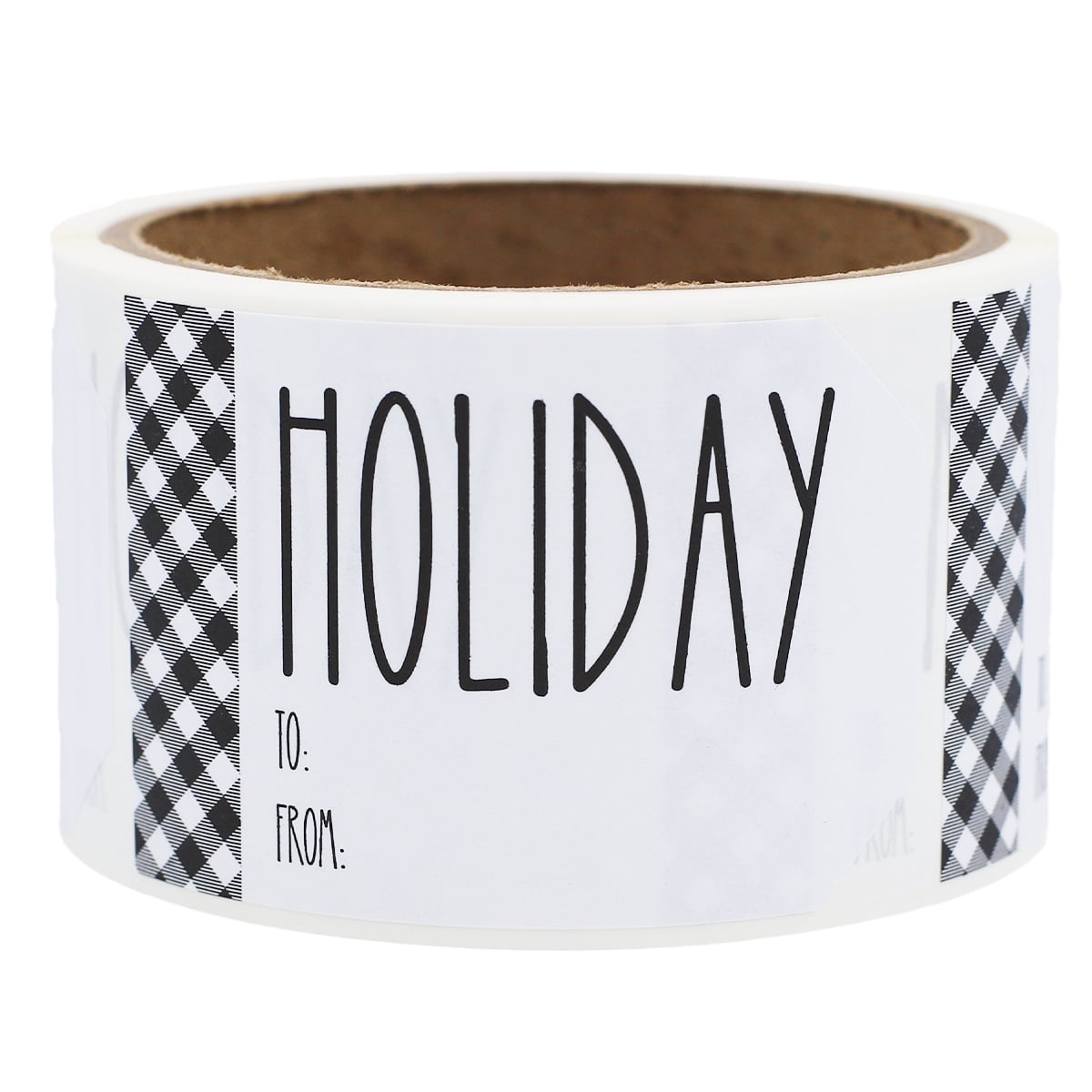 White Farmhouse Style Holiday Gift Tag Stickers QTY 100 White Farmhouse Style Holiday Gift Tag Stickers QTY 100