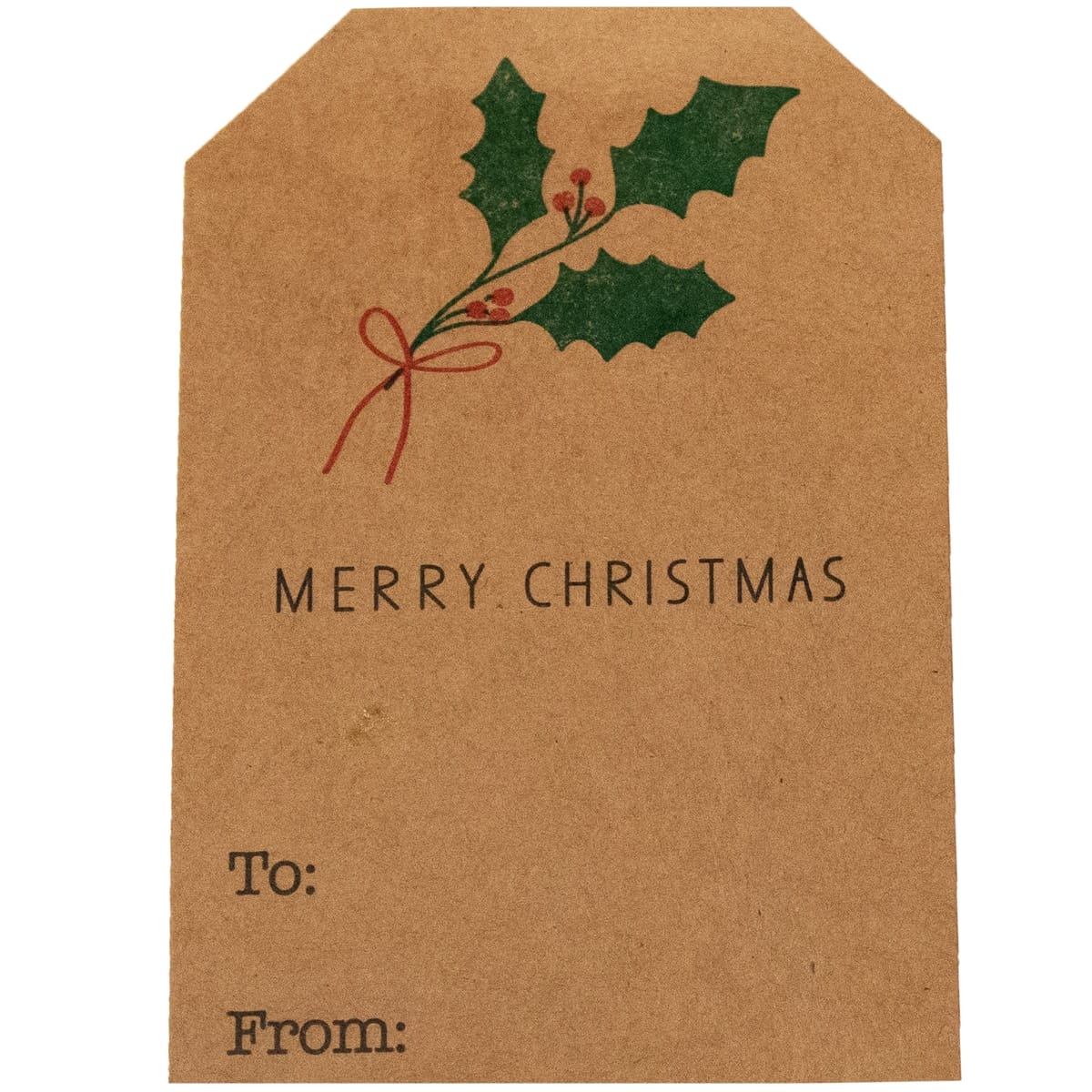 Kraft Boho Mistletoe Christmas Adhesive Gift Tags QTY 25 Kraft Boho Mistletoe Christmas Adhesive Gift Tags QTY 25