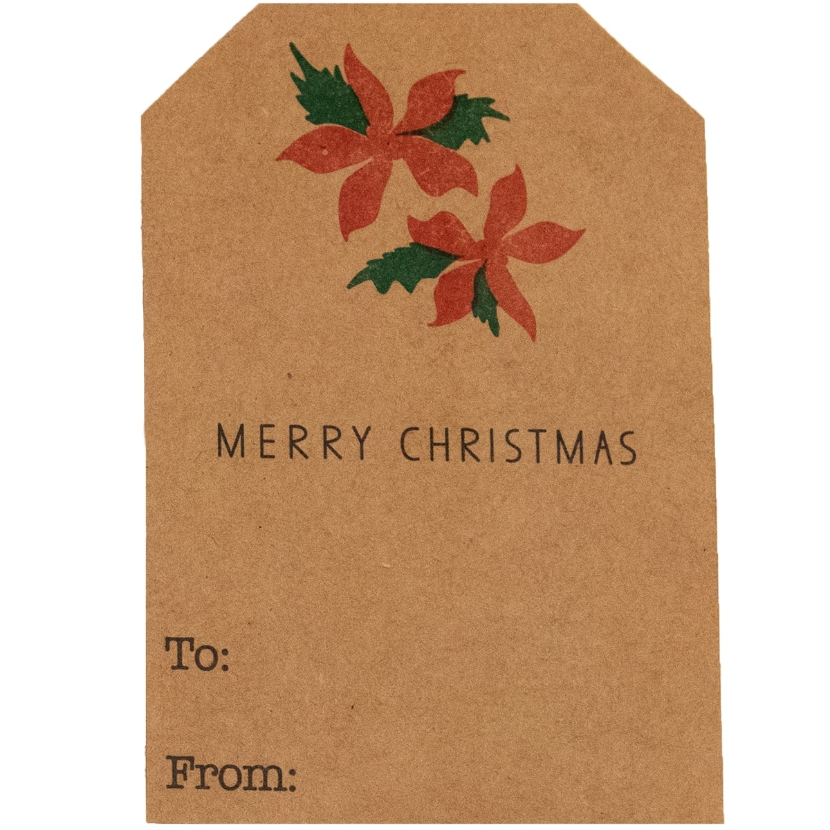 Mistletoe Holiday Christmas Adhesive Gift Tags QTY 100