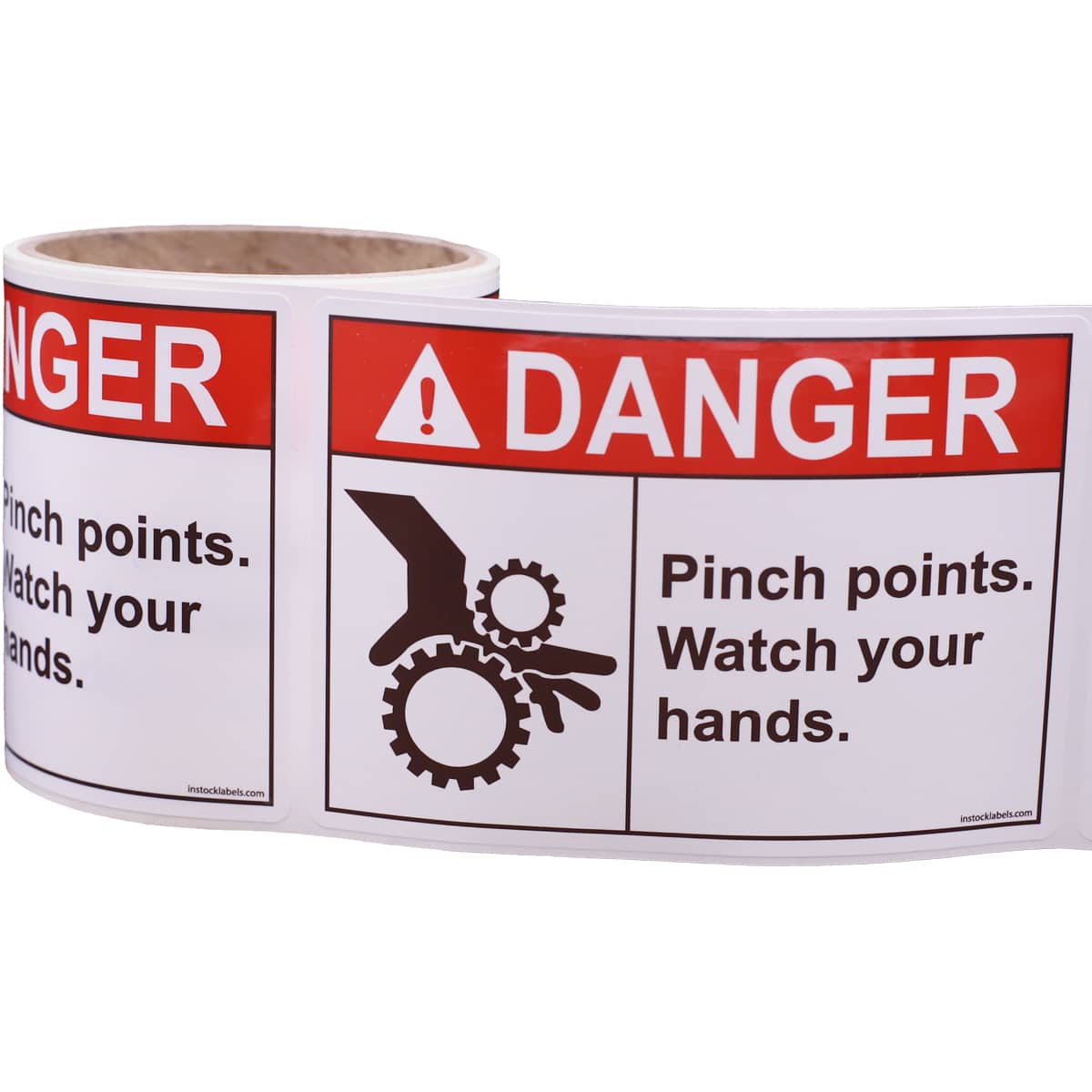 Danger High Voltage Hot Surface ANSI Warning Labels