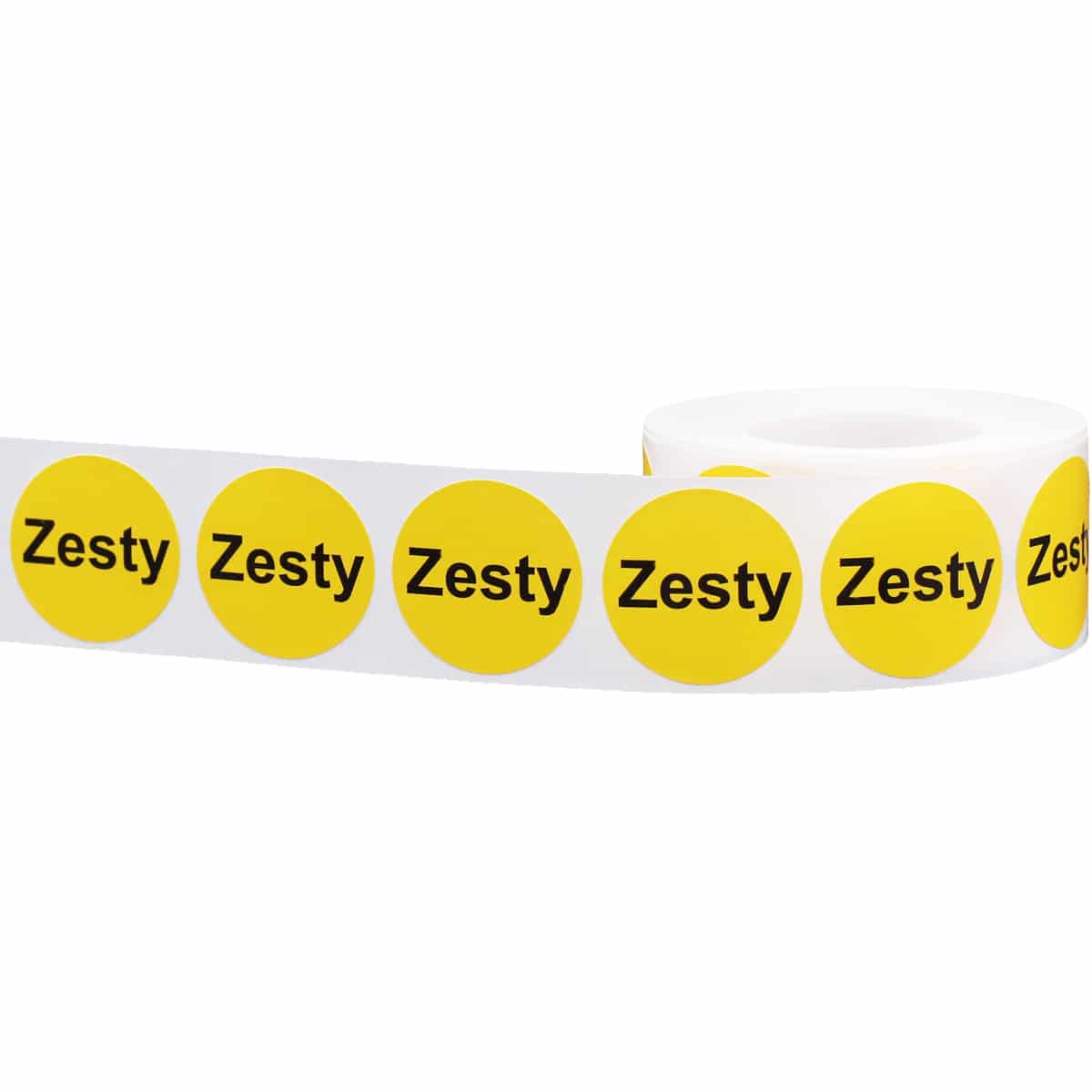 1" Round Italian Sausage Yellow Deli Labels 1" Round Italian Sausage Yellow Deli Labels