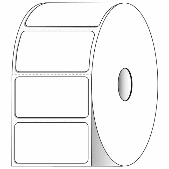 Direct Thermal Perforated White Labels | 1" Inch Core | 2.25" x 1.25" QTY 1135 Direct Thermal Perforated White Labels | 1" Inch Core | 2.25" x 1.25" QTY 1135