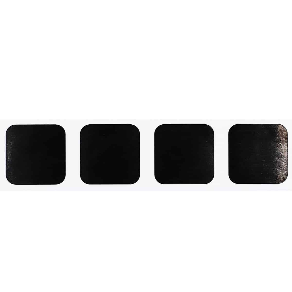 Black Stickers 3/4" Square QTY 500 Black Stickers 3/4" Square QTY 500