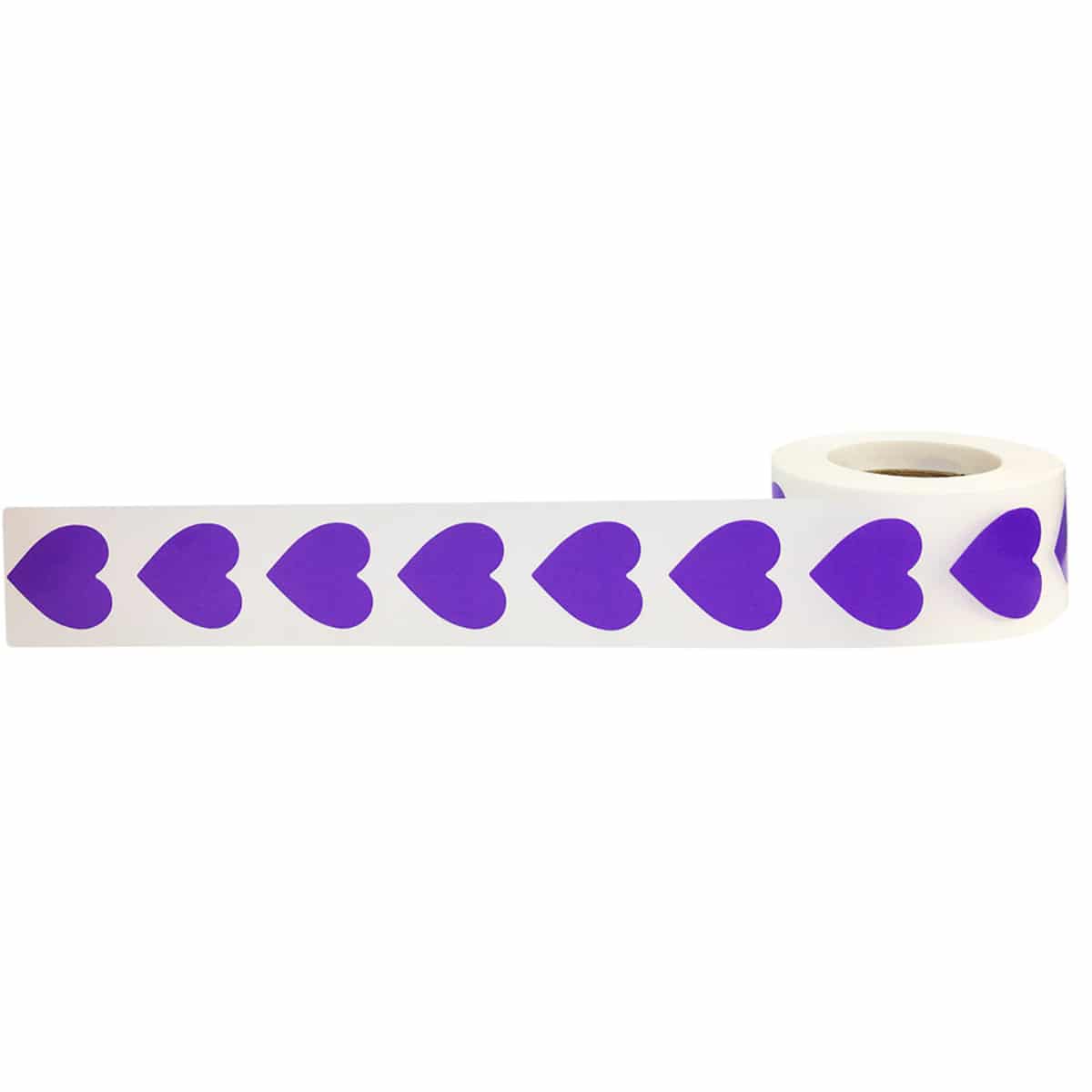 Purple Heart Stickers 3/4" QTY 500