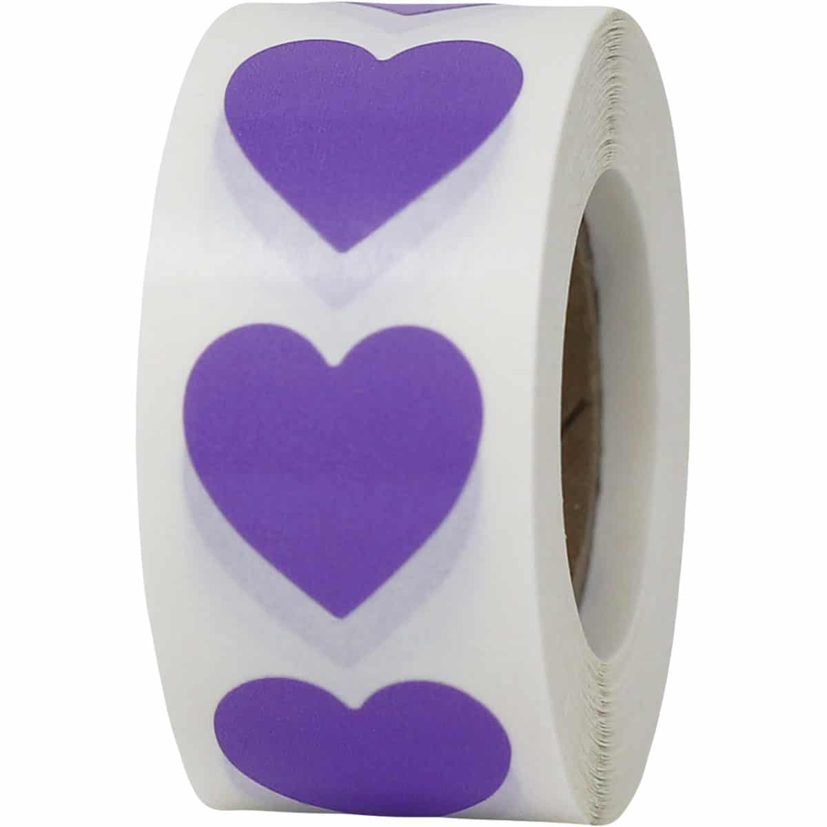 Purple Heart Stickers 3/4" QTY 500