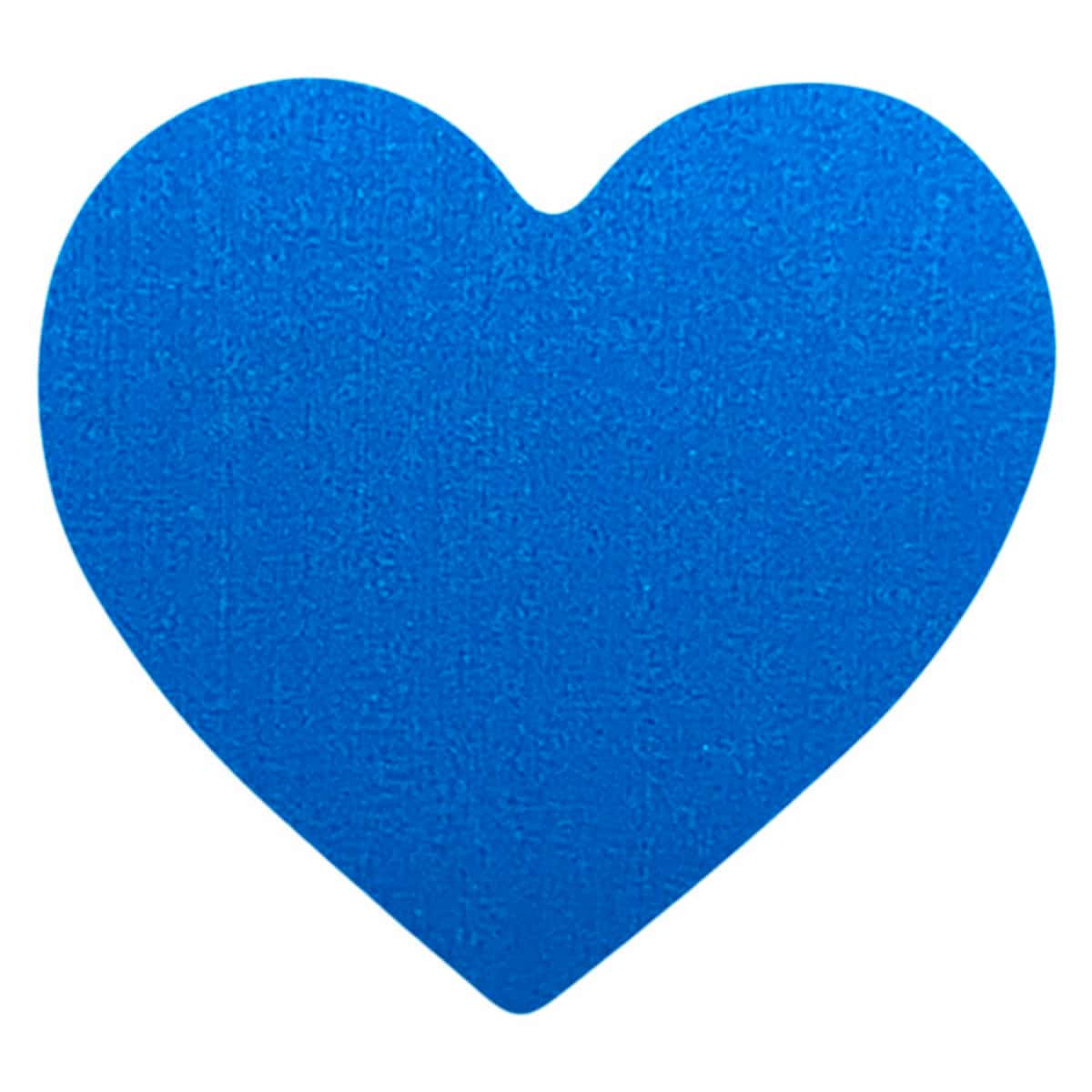 Blue Heart Stickers 3/4" QTY 500
