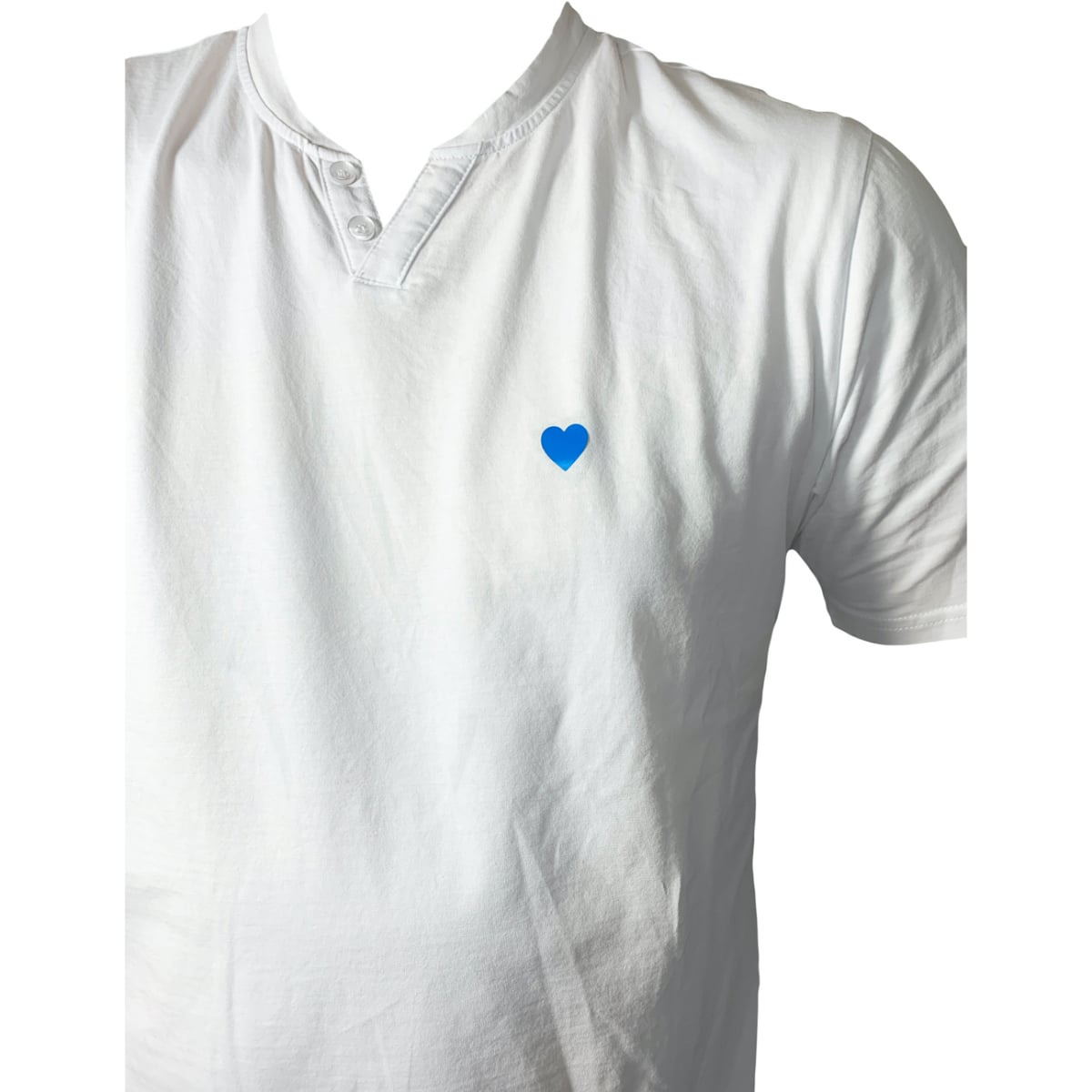 Blue Heart Stickers 3/4" QTY 500