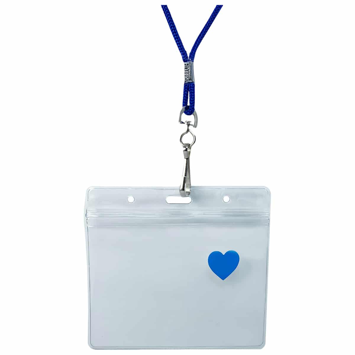 Blue Heart Stickers 3/4" QTY 500