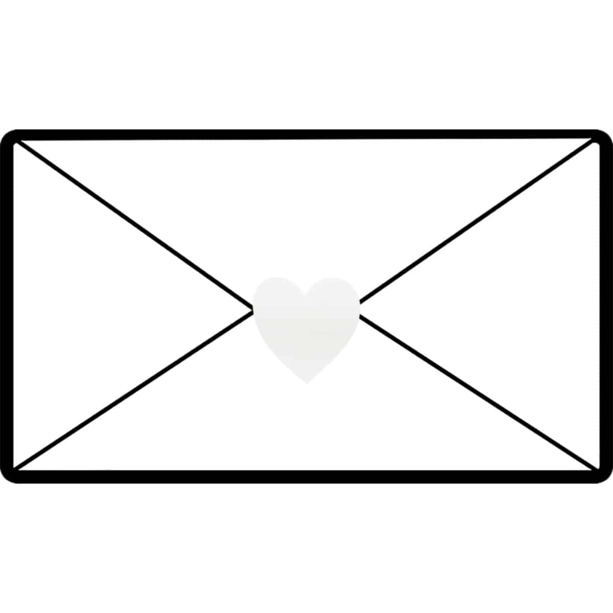 White Heart Stickers 1.5" QTY 500 White Heart Stickers 1.5" QTY 500