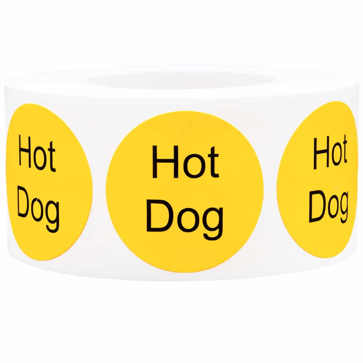 Hot Dog Labels QTY 500