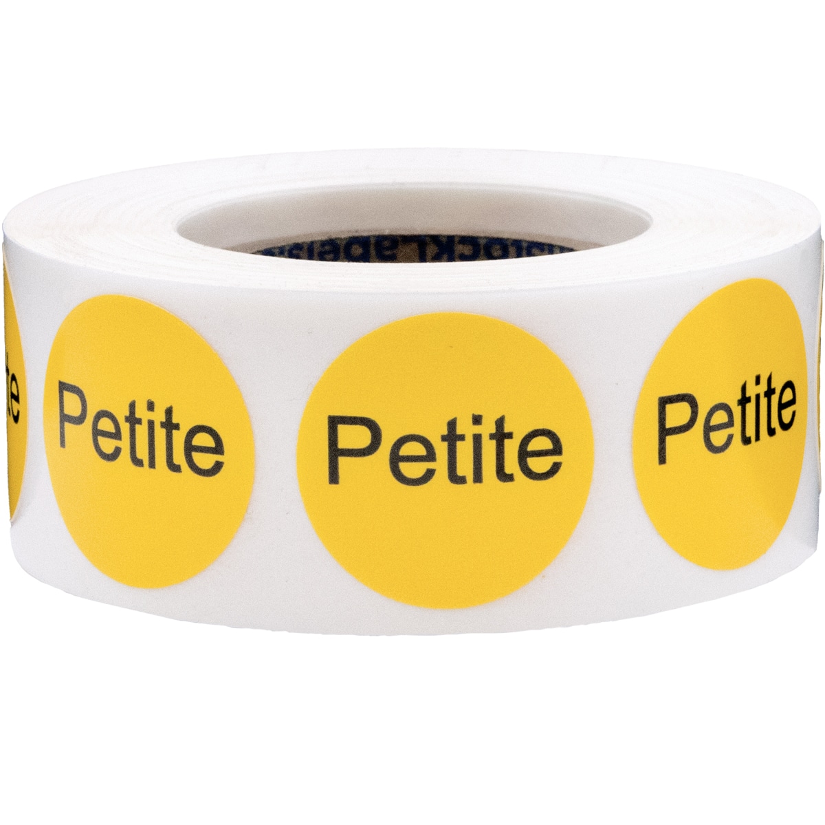 Petite Size Stickers – 3/4" Round Yellow Labels – QTY 500