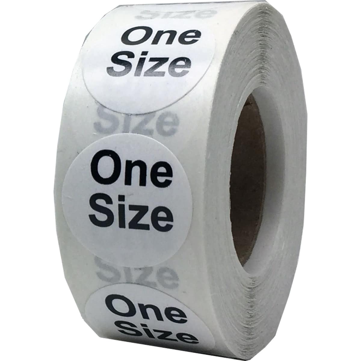 White/Black Round One Size Standard Size Stickers for Shirts QTY 500 White/Black Round One Size Standard Size Stickers for Shirts QTY 500