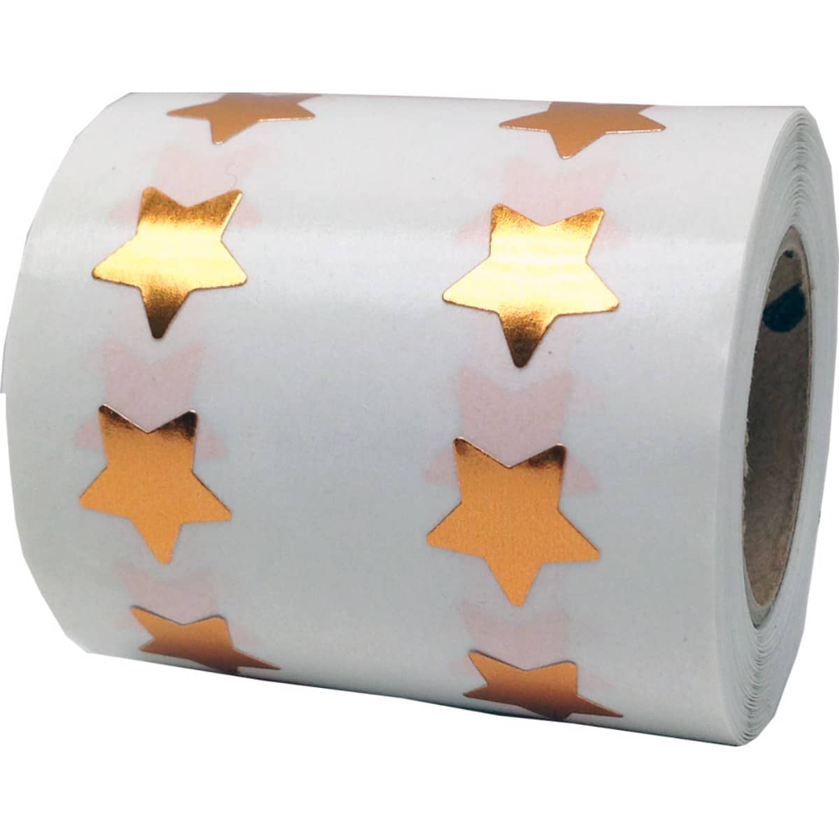 Small Metallic Bronze Star Stickers 1/2" Inch QTY 1,000