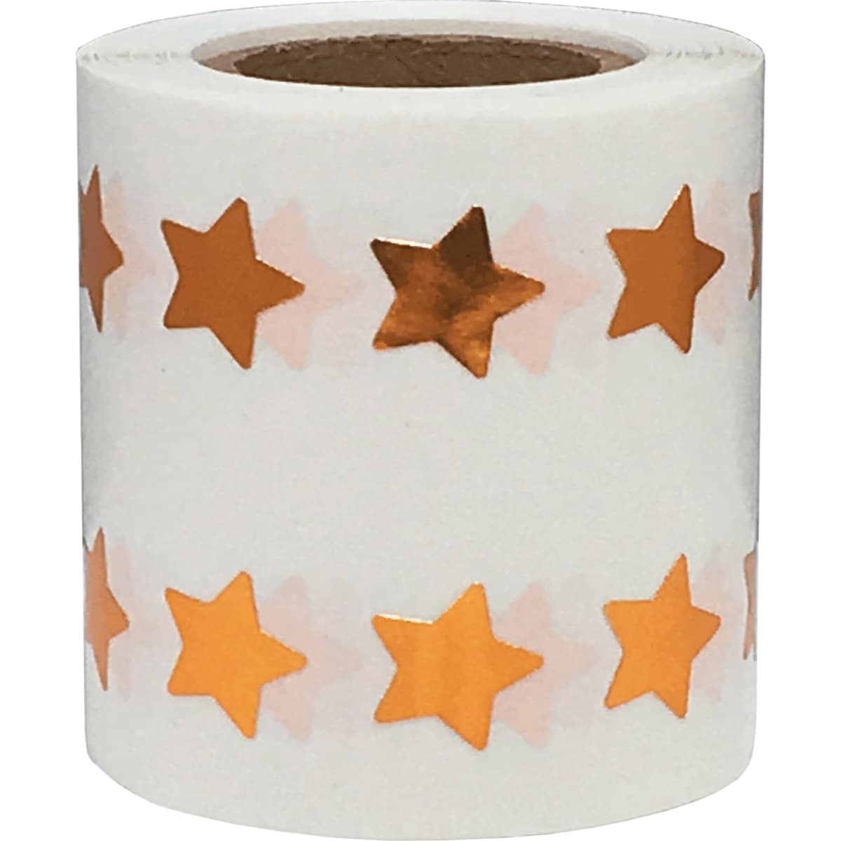 Small Metallic Bronze Star Stickers 1/2" Inch QTY 1,000