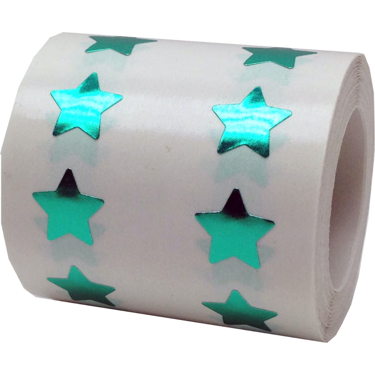 Small Metallic Green Star Stickers 1/2" Inch QTY 1,000 Small Metallic Green Star Stickers 1/2" Inch QTY 1,000