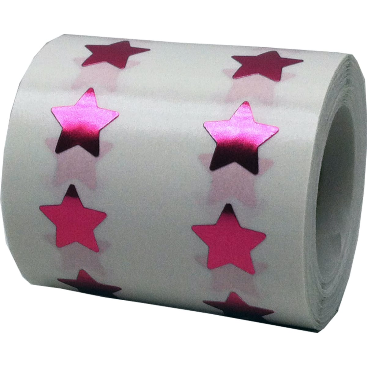 Small Metallic Rose Star Stickers 1/2" Inch QTY 1,000