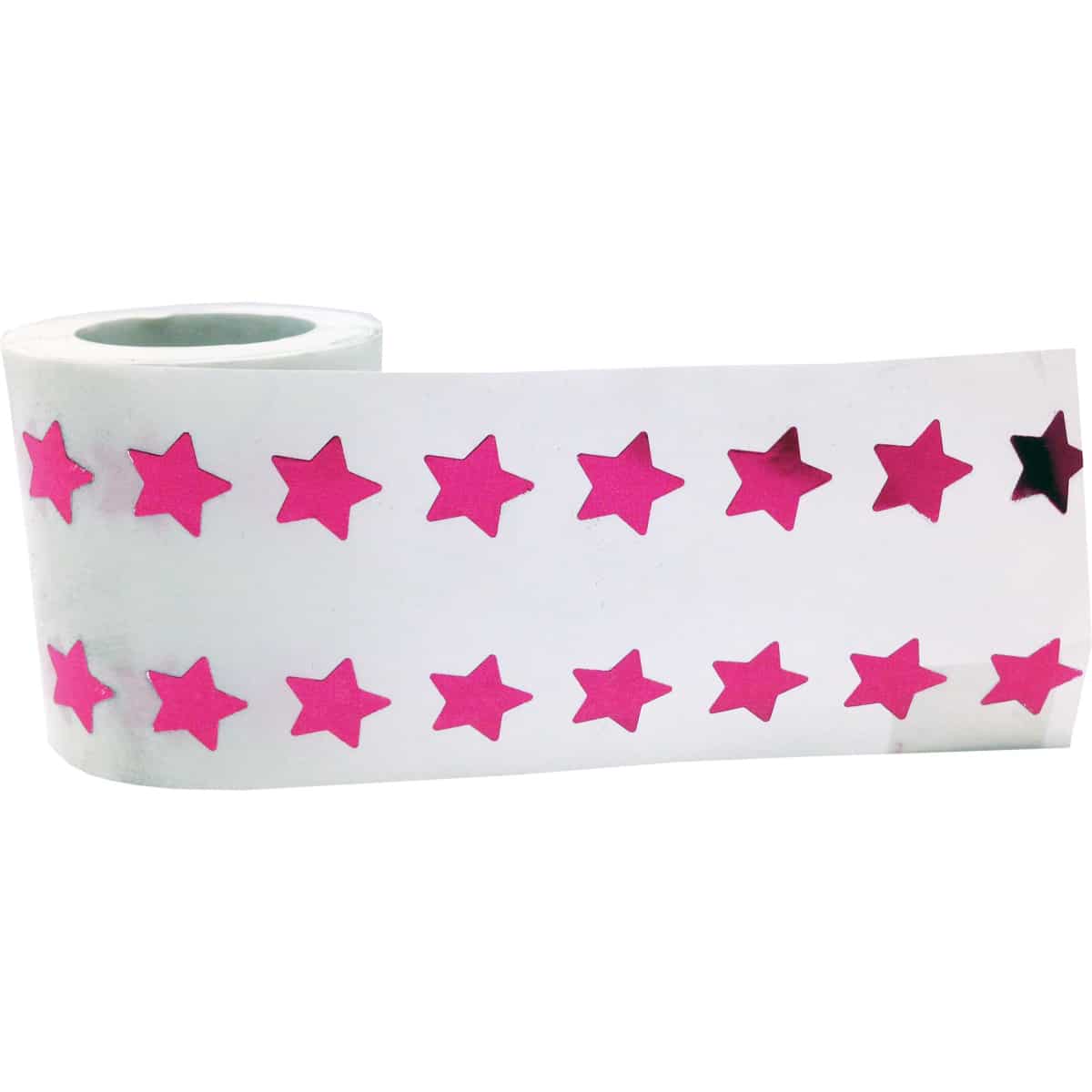 Small Metallic Rose Star Stickers 1/2" Inch QTY 1,000