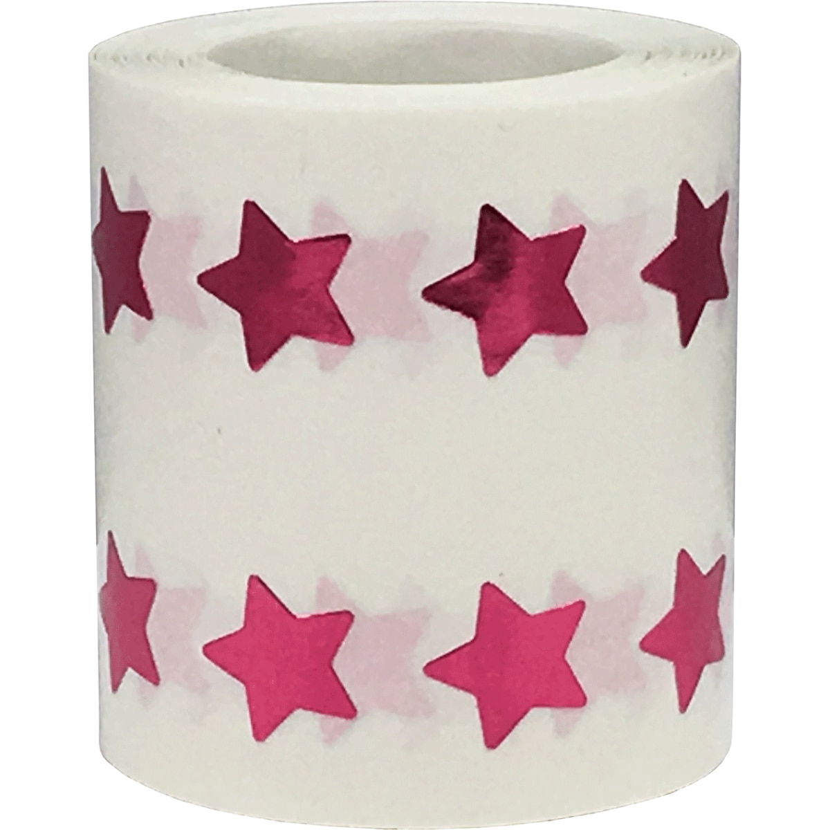 Small Metallic Rose Star Stickers 1/2" Inch QTY 1,000