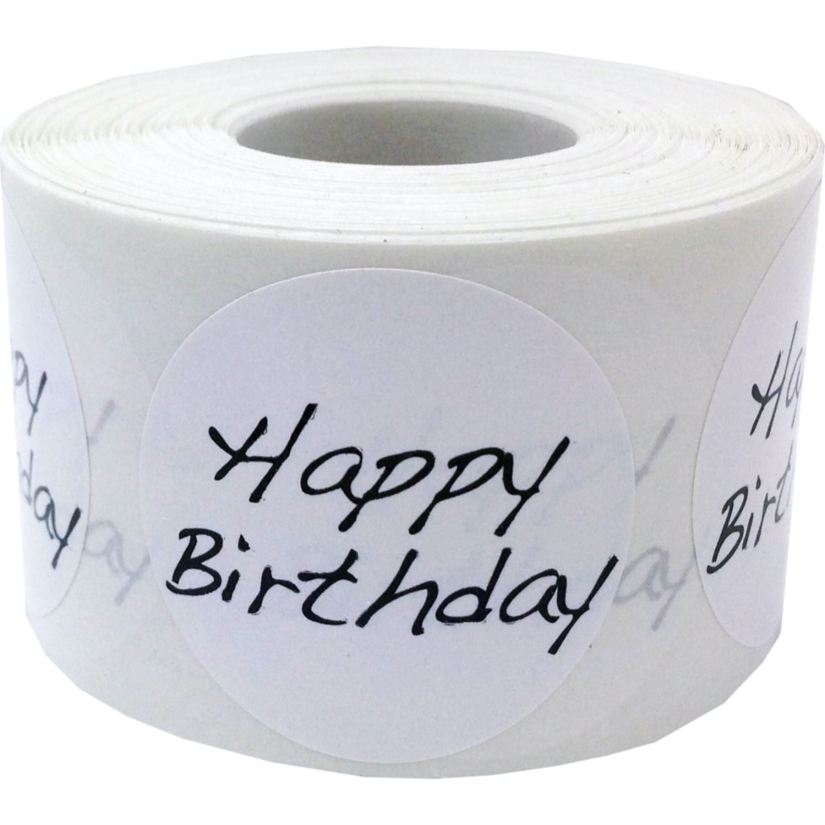 Happy Birthday Stickers 1.5" QTY 500