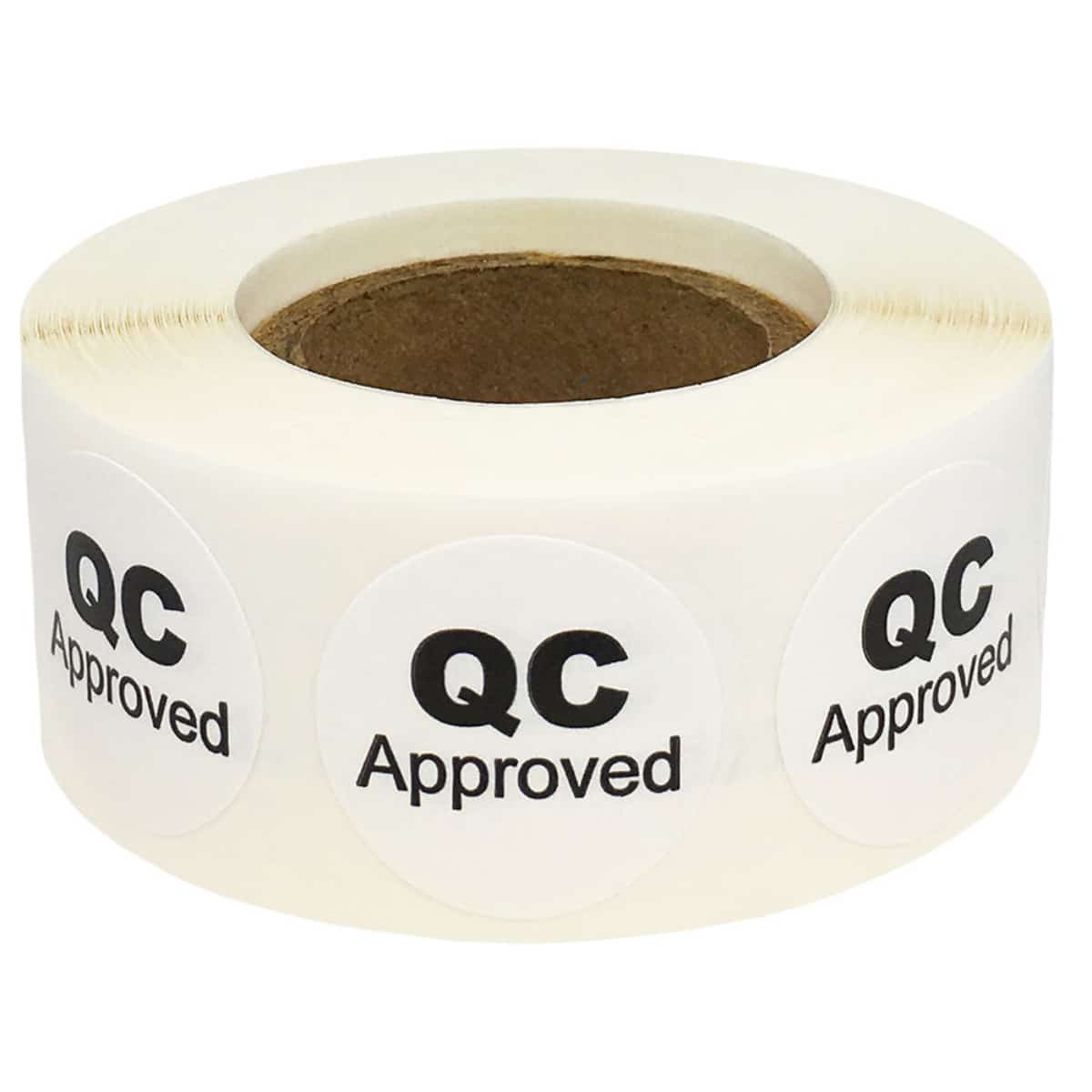 QC Approved Stickers 3/4" Inch Round QTY 500 QC Approved Stickers 3/4" Inch Round QTY 500