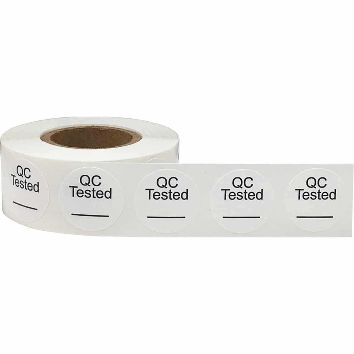 Writable QC Tested Stickers 3/4" Inch Round QTY 500 Writable QC Tested Stickers 3/4" Inch Round QTY 500