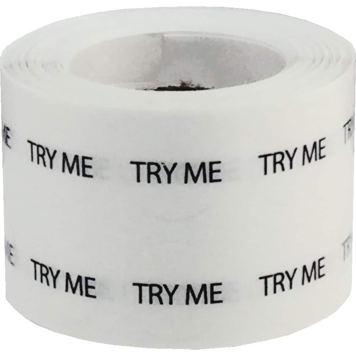 Small Clear Try Me Stickers 1/2" Round QTY 1,000 Small Clear Try Me Stickers 1/2" Round QTY 1,000