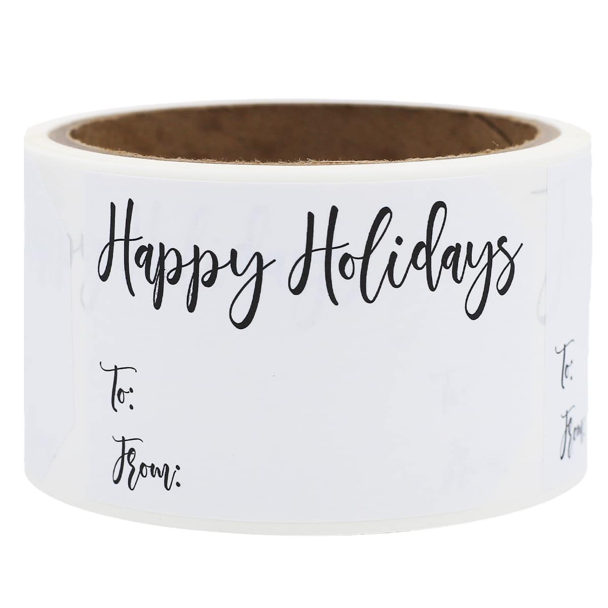 White English Charming Holiday Gift Tag Labels 100 Qty White English Charming Holiday Gift Tag Labels 100 Qty