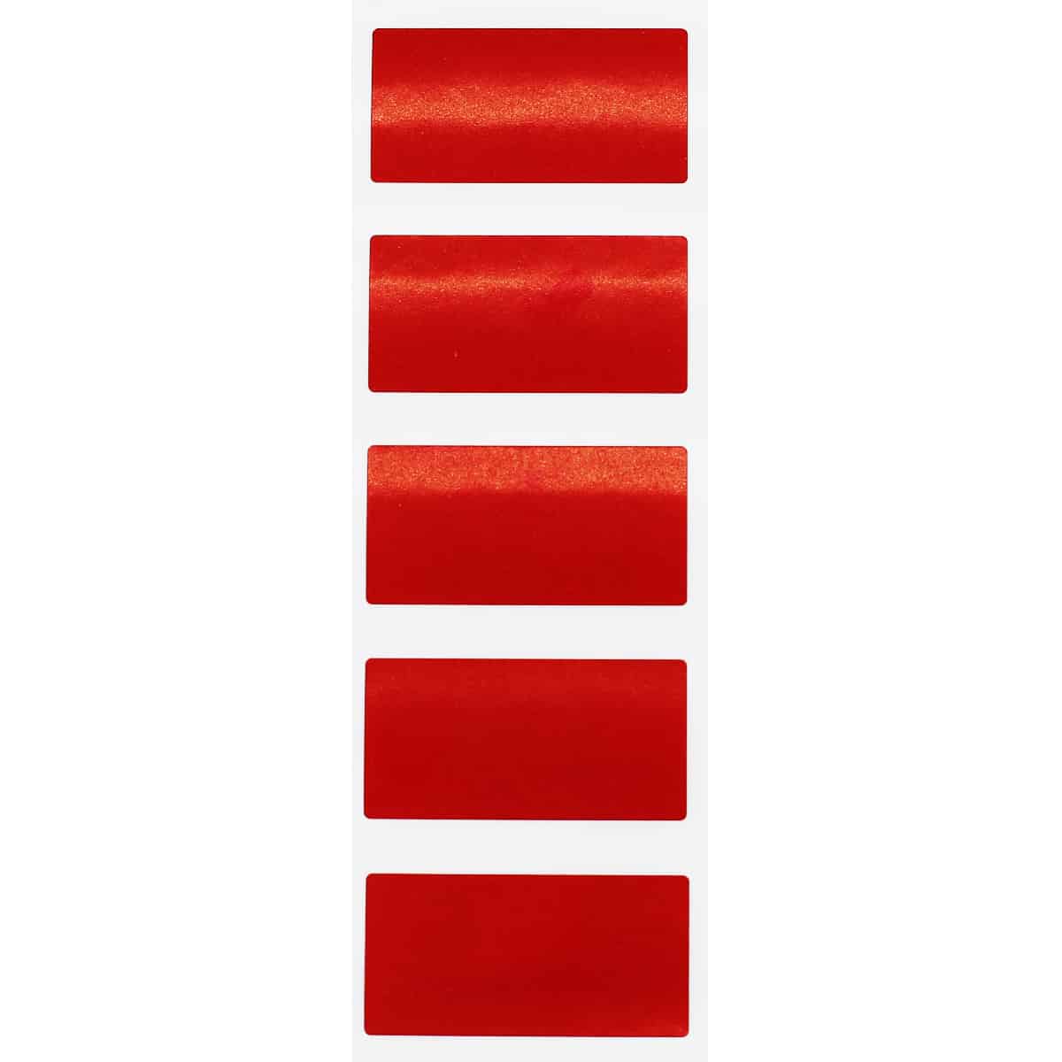 Cranberry Red Rectangle Labels .75" x 1.5" QTY 500 Cranberry Red Rectangle Labels .75" x 1.5" QTY 500